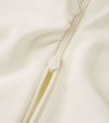 HECO Chinese Acetate Small Square Neck Short Sleeve Top- BEAK.