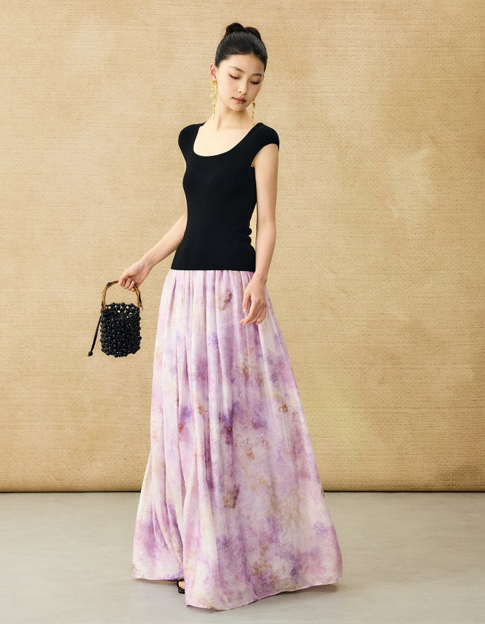 HECO Chinese U-neck Shoulder Top Early Summer Popular Cool Wear - MART.