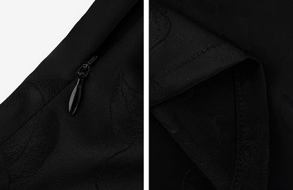 HECO Chinese Acetate V-Neck Waist Small Vest Top - ZEPH.