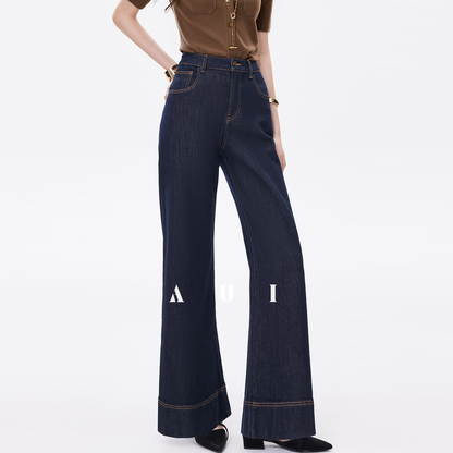 AUI  Polo Collar Long Sleeve Knit Sweater Top - PAKA