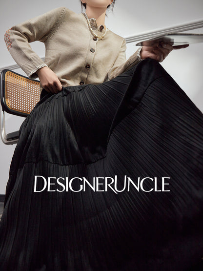 DGU "Twilight" khaki knitted sweate women's fur versatile slimming top - Carla.