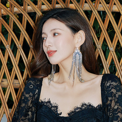 DOLLY High End Blue Diamond Earring-JUA