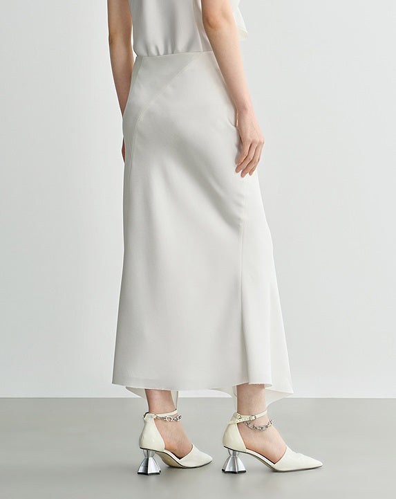 COMME MOI Lv Yan designer summer women's three-dimensional embroidered fishtail skirt - JESUS.