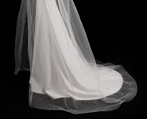BAISHA Handmade beaded mata outer draped two-piece wedding dress - THRONE.