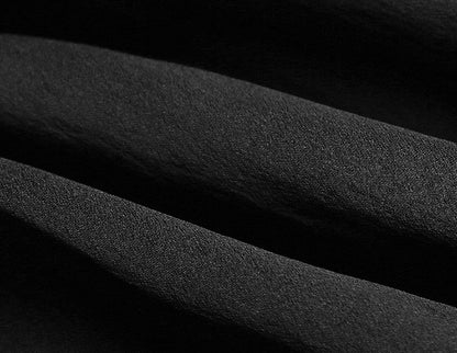 M essential Artful Agility Irregular Streamer Top Pleated Bony Structured Skirt-LIRESSA