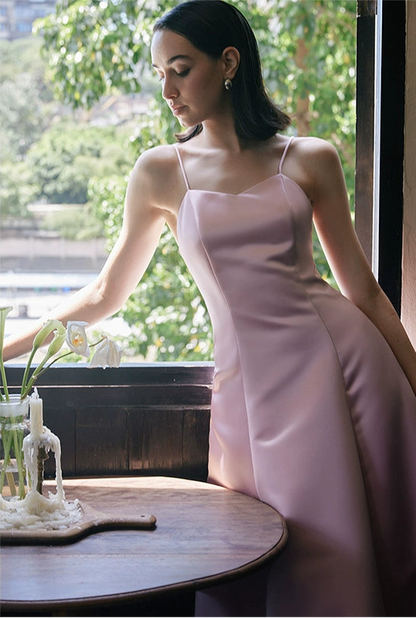 GOUDIN suspenders long high-end light luxury evening dresses -GIN.