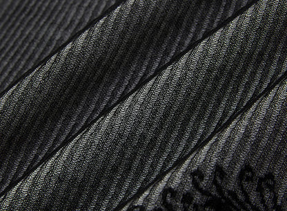 ZHUCHONGYUN jacquard round neck short sleeve T-shirt-WEBS.