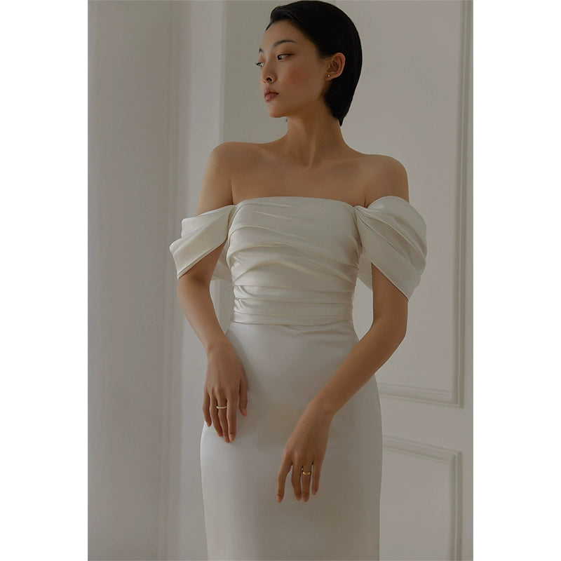 GOUDIN female elegant evening light luxury dress-KILO.