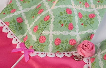 Le Palais Vintage Original Floral Cinched Waist Large Open Back Sexy Slim Dress-MICHE