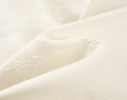 COMME MOI Lu Yan designer high-intelligence commuter silk wool jacquard wide-leg pants - BIEBER.