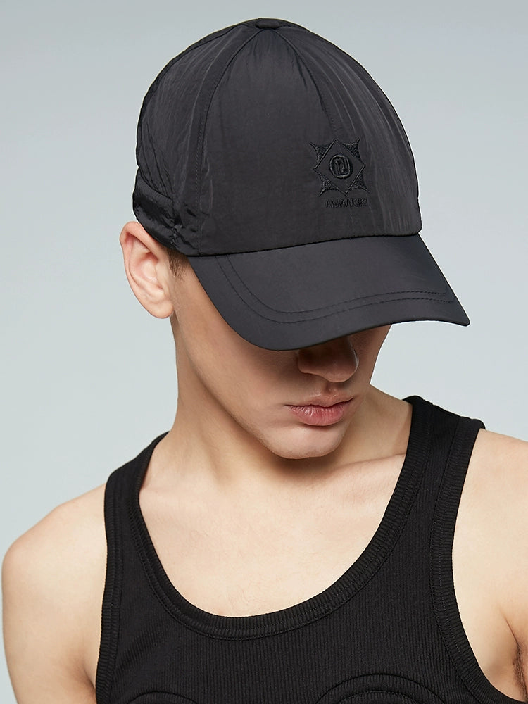 ANNAKIKI LOGO Lightweight Sunscreen Baseball Cap-DONNIE