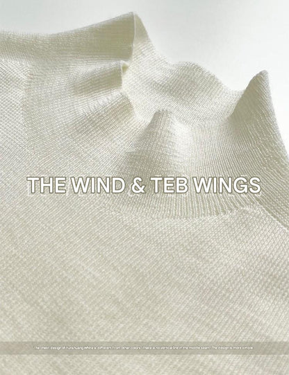 LE VENT&TES AILES seamless Yangtze yarn wool high-neck knit turtle neck-FEY