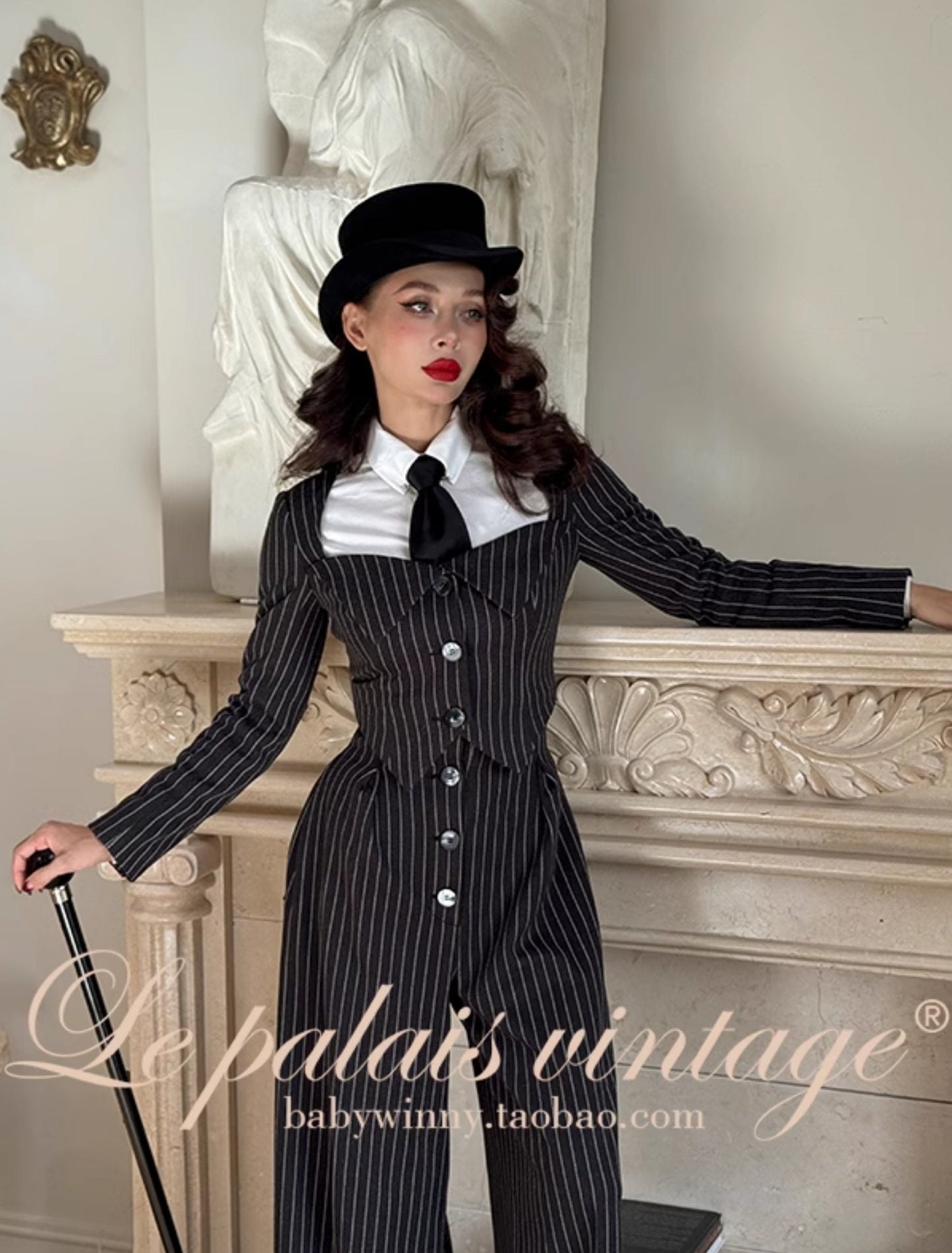 Le Palais Vintage Original languid sexy off-the-shoulder slim white shirt-BEA.