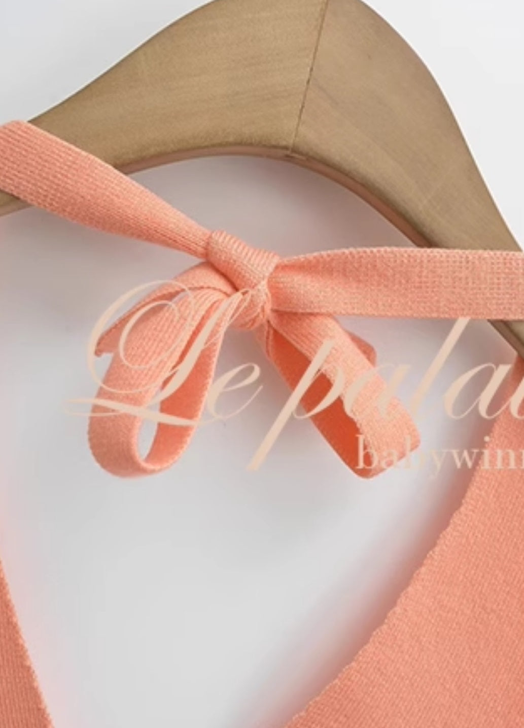 Le Palais Vintage Summer knitted vests halterneck suspenders- ROBBIE.