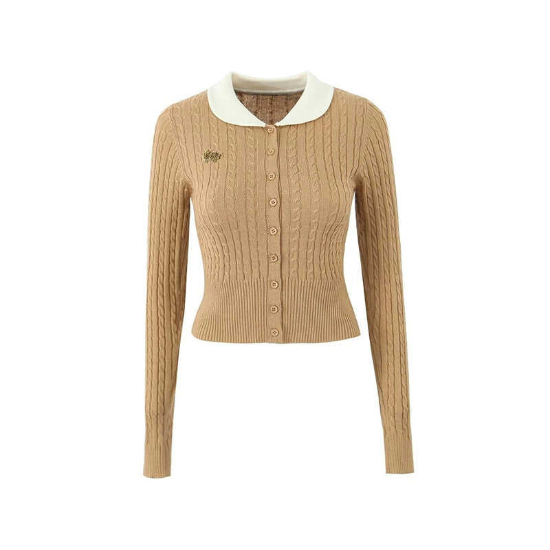 le palais vintage slim long sleeve sweater-BEA.