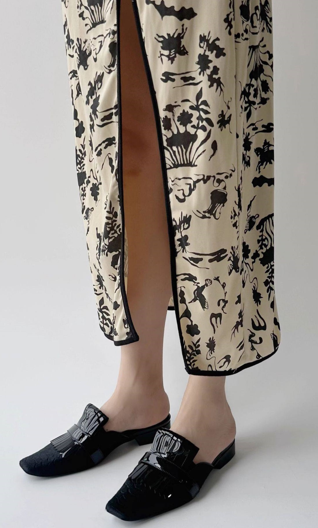B-FEI niche French semi-slippers toe mules-JISUNG.