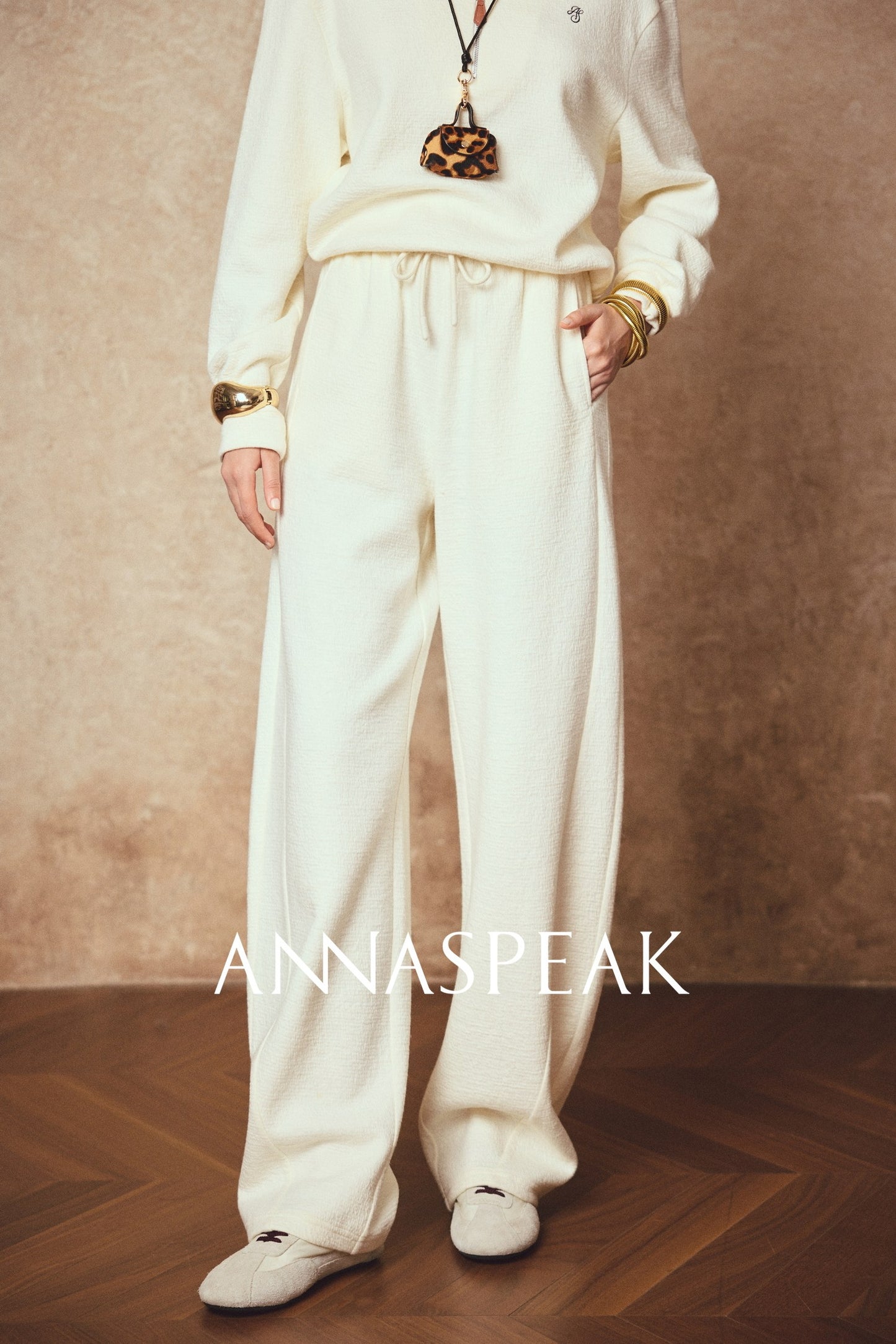 ANNASPEAK sweatshirt banana pants set-CHRIS.