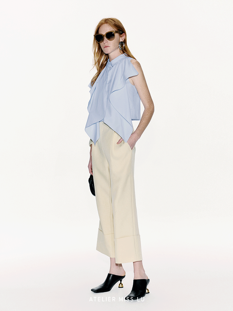 ATELIER MISS LUThree-dimensional Sleeveless Shirt - CHANNEL.