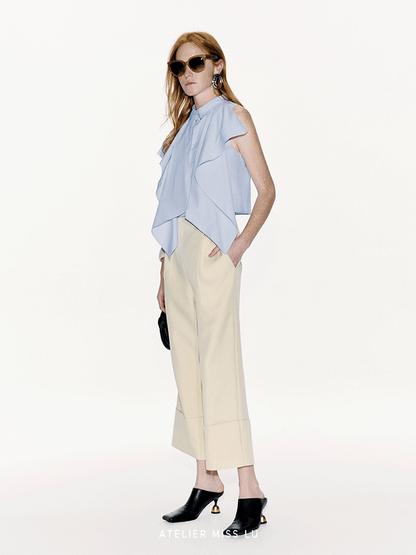 ATELIER MISS LUThree-dimensional Sleeveless Shirt - CHANNEL.