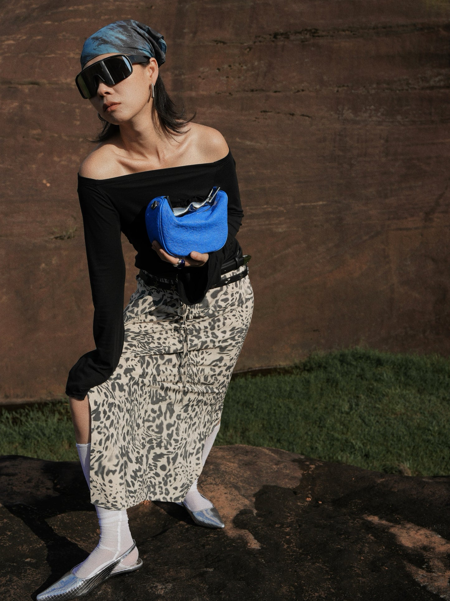 IUBALLET Quantum Gravity Metal Tote Futuristic Crossbody Bag - GUILT.