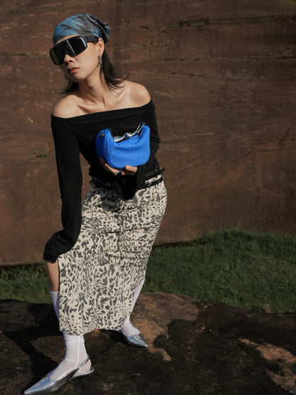 IUBALLET Quantum Gravity Metal Tote Futuristic Crossbody Bag - GUILT.