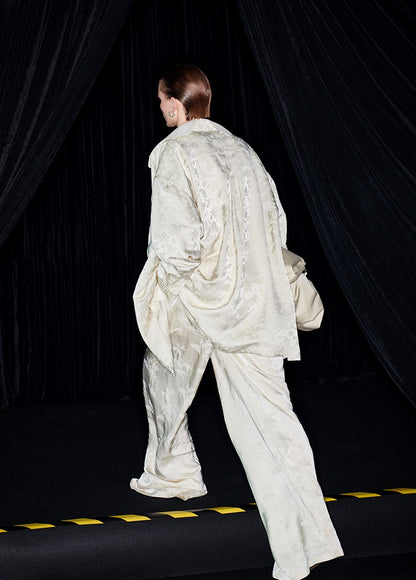 M essential Mackay designer Jacquard cool oversized shirt - sieive.