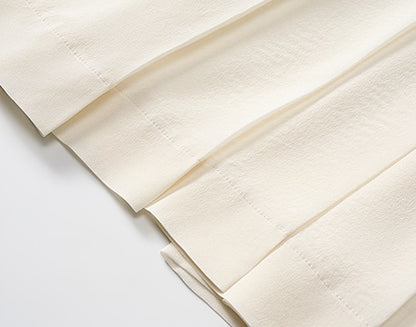 COMME MOI casual pressed pleated A-line culottes shorts - FRANCE.