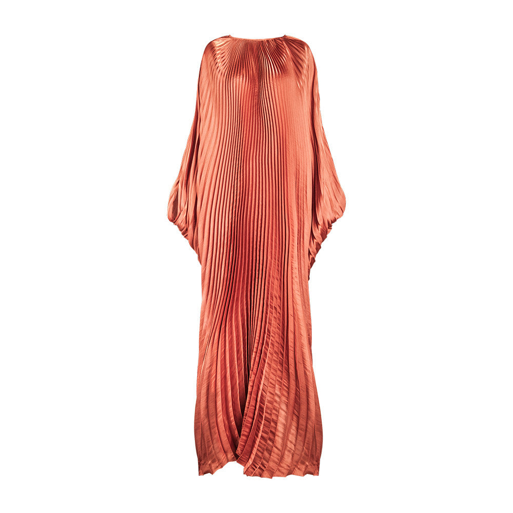 TUYUE one-piece architectural pleated silhouette dress- LOGAN.