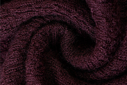 AUI Sheep Wool Black Turtleneck Sweater Slim Knit Base Jacket -  Su-Ho.