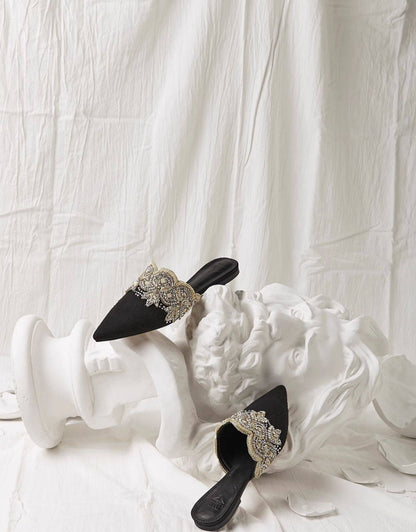 B-FEI Tone Embroidered Everest summer toe slippers-PINNO.