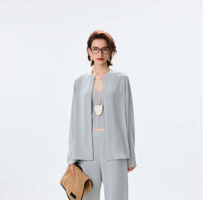 ANNASPEAK  light and cool jacket trousers high-end set-MAC.