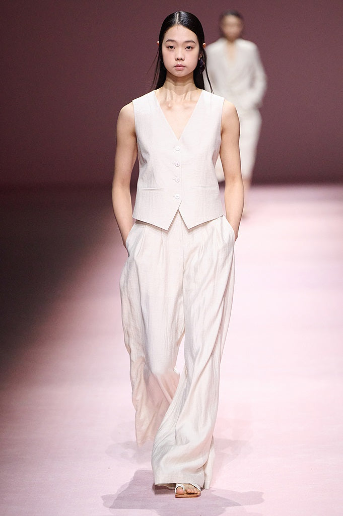 COMME MOI summer breathable V-neck short vest - THORAH.