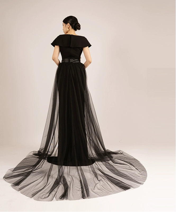 BAISHA New evening banquet host niche high-end temperament slim dress- TAKE.