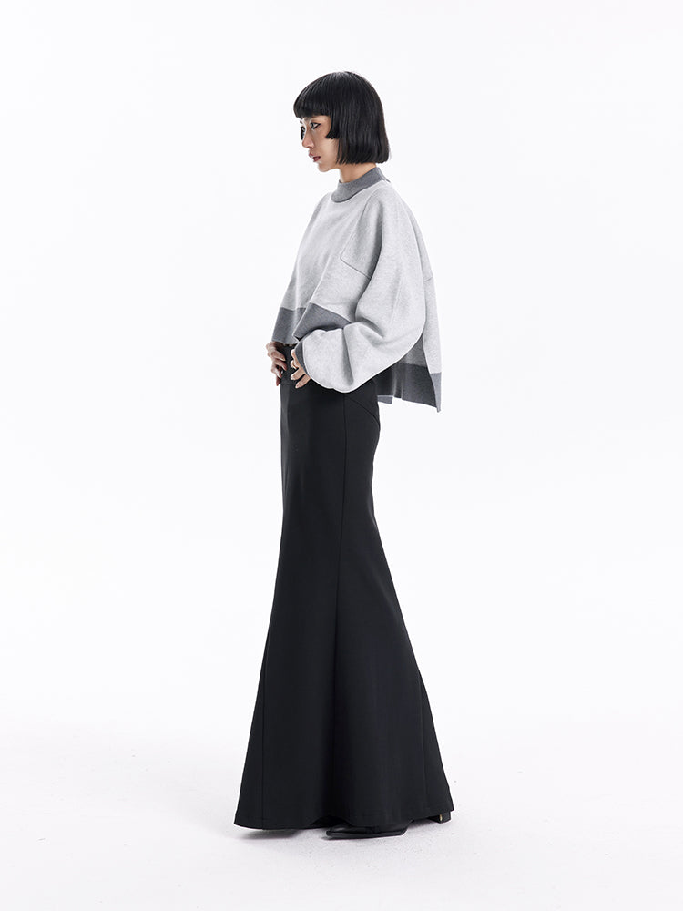 TINY IN big skleeve two wear short sweater-ZUKO