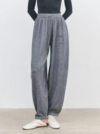 PIAOIN WOOL CORSET BLOOMERS THIN KNITTED CASUAL PANTS WOMEN'S- HART