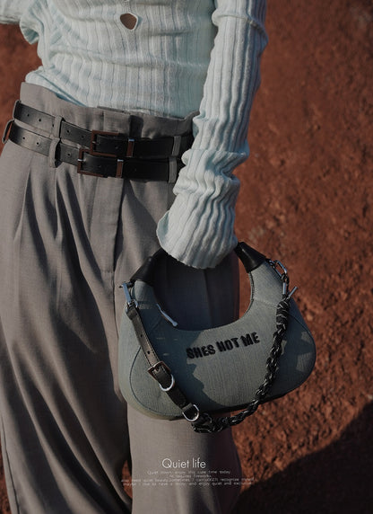 IUBALLET Chic Half-Moon Armpit Bag - COOPER.