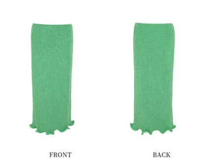 ZHUCHONGYUN spring turquoise fashion commuter wave skirt-ASADA.