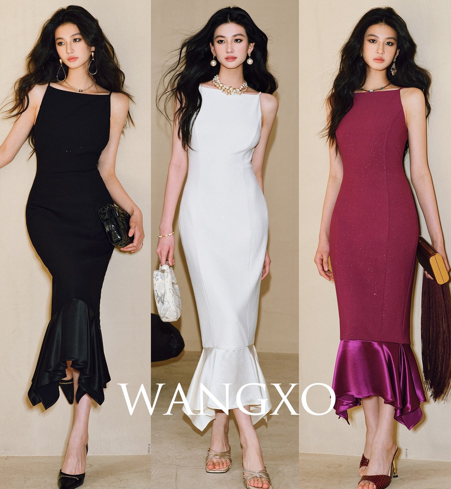WANGXO | Elegant Sleeveless Maxi Fishtail Sundress  -ZAYA.