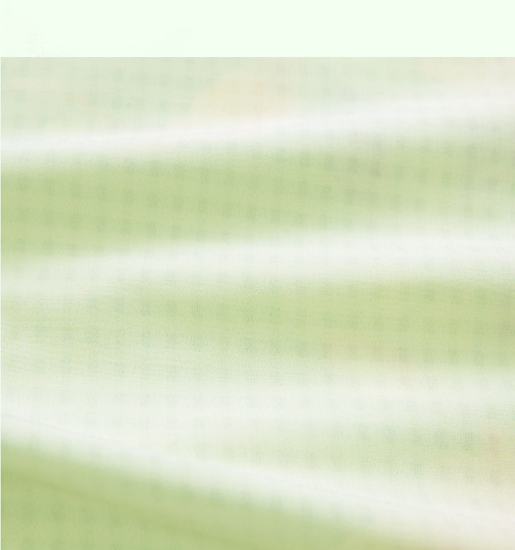 Magic Q gradient yellow-green collar detachable shawl sleeveless cheongsam - julie