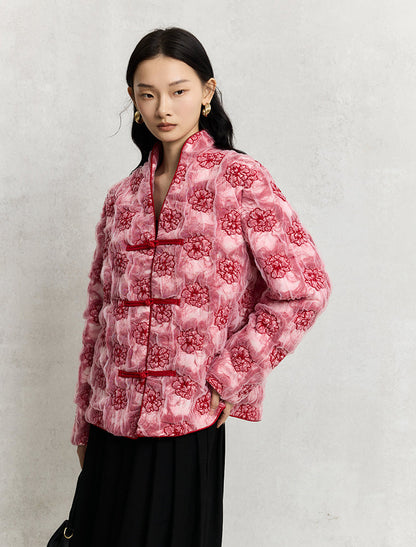 HECO embroidery mesh cardigan long sleeve jacket women - man.