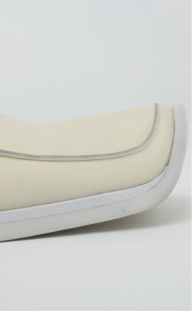 ZHUCHONGYUN square-toed low-heeled cowhide loafers-VAPOTI.