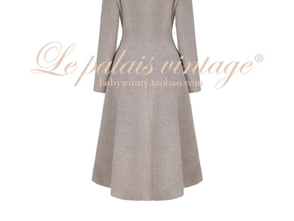 Le palais vintage elegant long-sleeve coat - LAM