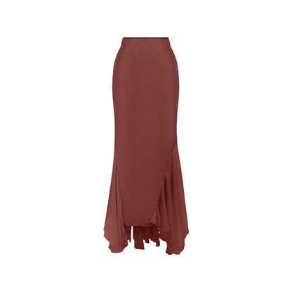 TUYUE mulberry silk maxi mermaid skirt- VIVIAN.