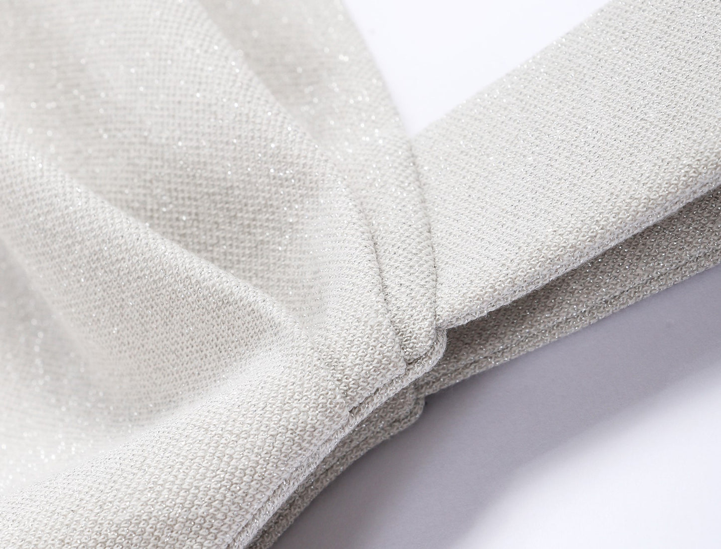 WANGXO | Shiny Silk Stretch Roman Knitwear Square Neck Hip Dress-MIRE.