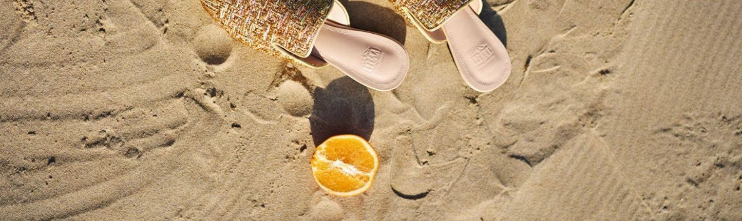 B-FEI Special Glitter Elegant Vintage Pointed Toe Mules-LESLY.