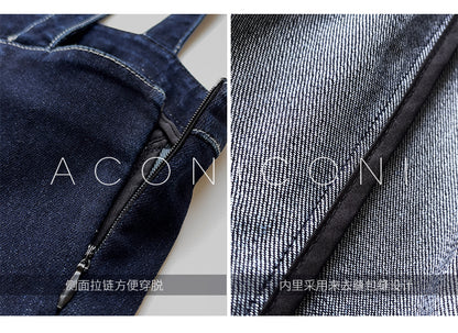 Aconiconi Luxury Blue Denim jacket - Poetry from the Other Shore
