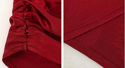 HECO Chinese style loose shirred shawl jacket summer travel sunscreen shirt - SQUAD.