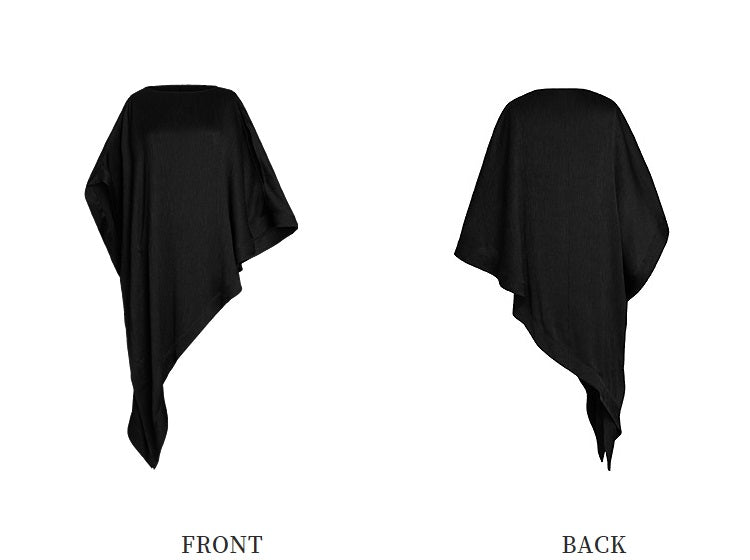 ZHUCHONGYUN pleated satin glossy one-shoulder loose silhouette top--ANARI.