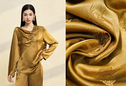 HECO Acetate texture Handmade Rose Top Women - DARK.