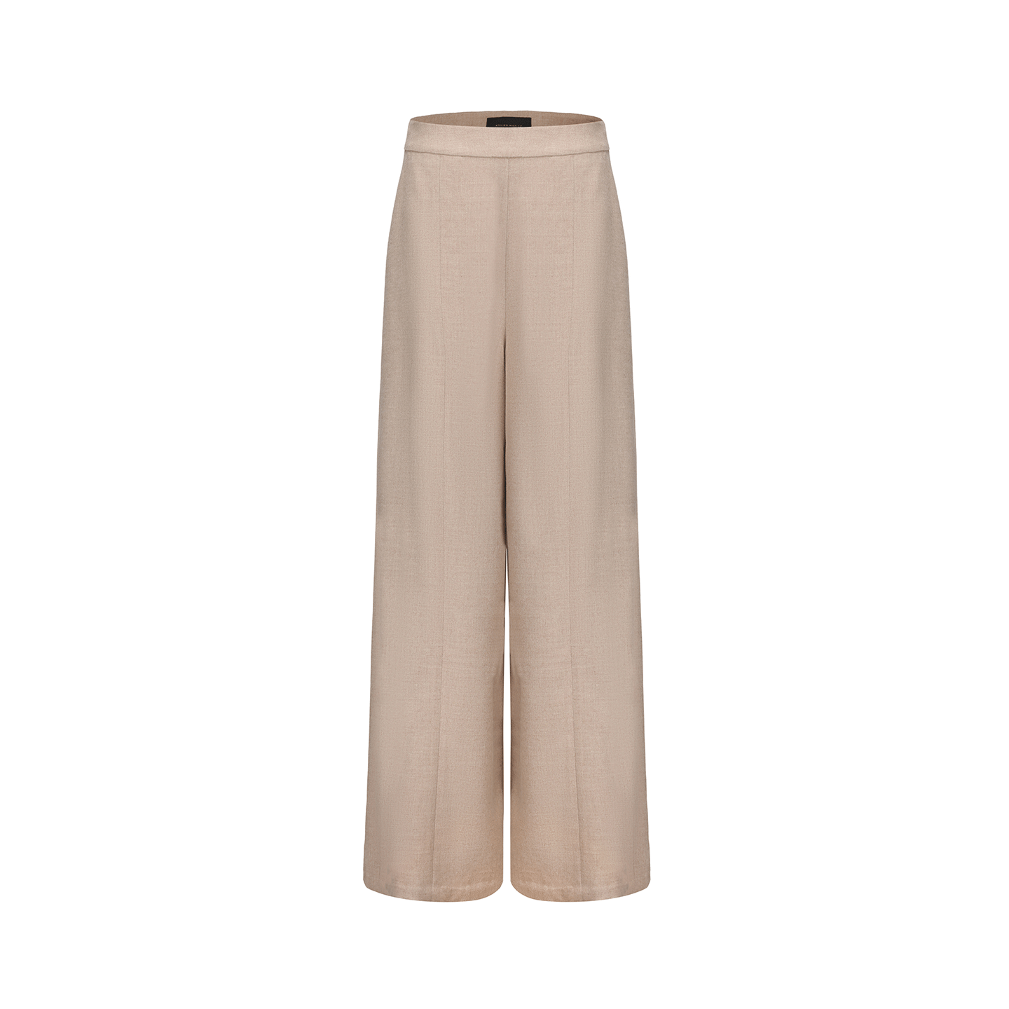 ATELIER MISS LU Sheep Wool Blend Wide-Leg Suit Pants - LEAP